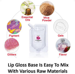 BIOKUSY DIY lip gloss kit compact design for on-the-go blending.