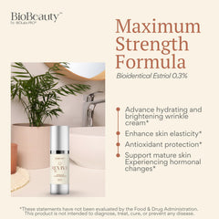 BIOLABS PRO BIOBeauty Revive Day Cream jar-spread demonstrates smooth texture and glow.