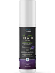 BIOLABS PRO DHEA cream bottle with lavender, 50 mg for daily use