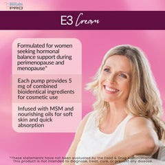 BIOLABS PRO Estri Cream texture close-up for fast absorption and hydration