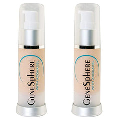 Biologic Solutions Genesphere Acquacel bottle highlighting hydrating skincare benefits.