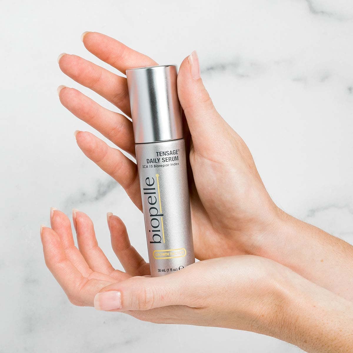Biopelle lightweight oil-free serum texture that absorbs quickly.