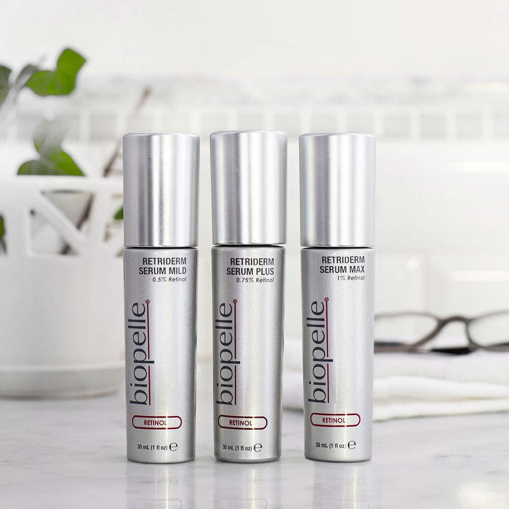 Biopelle Retriderm Retinol Serum Plus premium packaging and branding