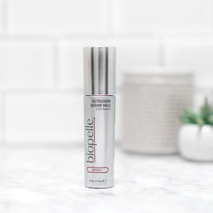 Biopelle Retriderm Serum Mild cream texture close-up for deep hydration.