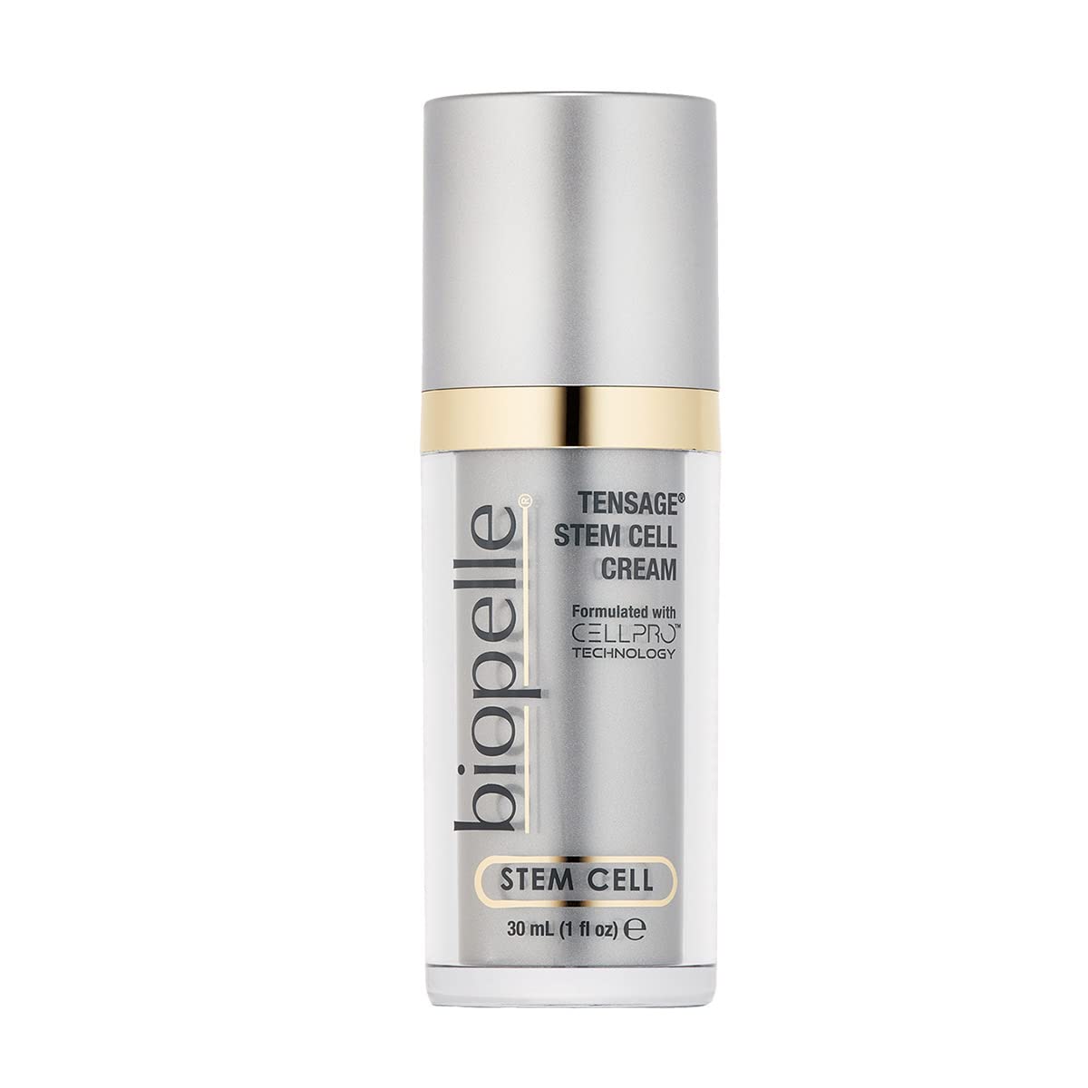 Biopelle Stem Cell Night Cream tube demonstrates targeted overnight hydration for renewed complexion.