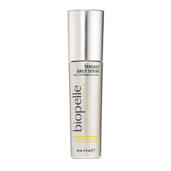 Biopelle Tensage Growth Factor Daily Serum bottle for easy daily application.