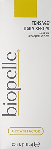 Biopelle Tensage Growth Factor Daily Serum pump close-up showing precise dosing.