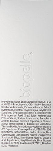 Biopelle Tensage Radiance Eye Cream texture close-up showing light tint