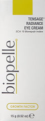 Biopelle Tensage Radiance Eye Cream tinted swirl on skin for even tone