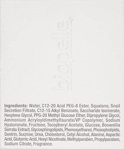 Packaging emphasizes snail mucin formulation and premium skincare care.