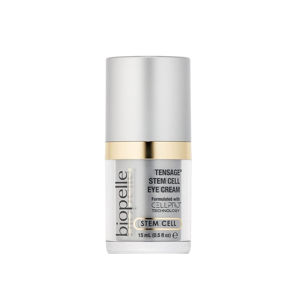 Biopelle Tensage Stem Cell Eye Cream packshot shows premium eye care for hydrated, delicate skin
