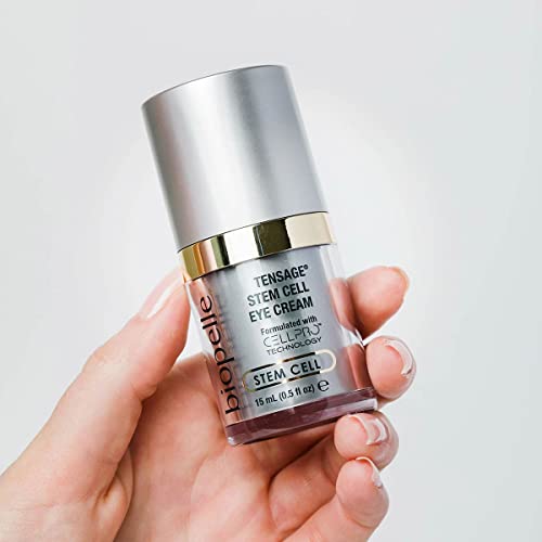 Biopelle Tensage Stem Cell Eye Cream texture close-up highlights creamy, nourishing formula