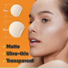 BIORICA pimple patches on skin discreetly conceal blemishes while you go about your day.