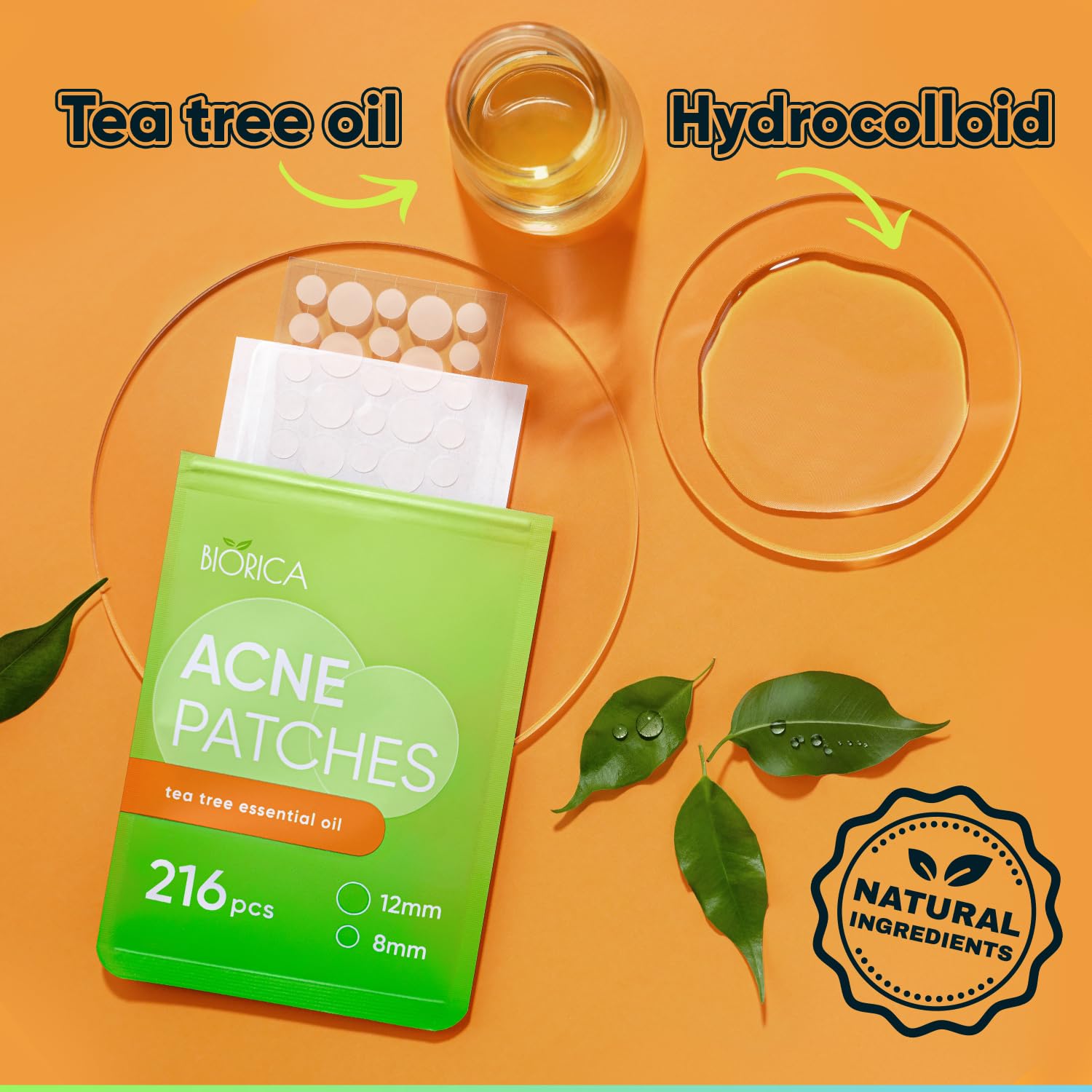 BIORICA Tea Tree Oil adds refreshing soothing effect on blemish-prone skin.
