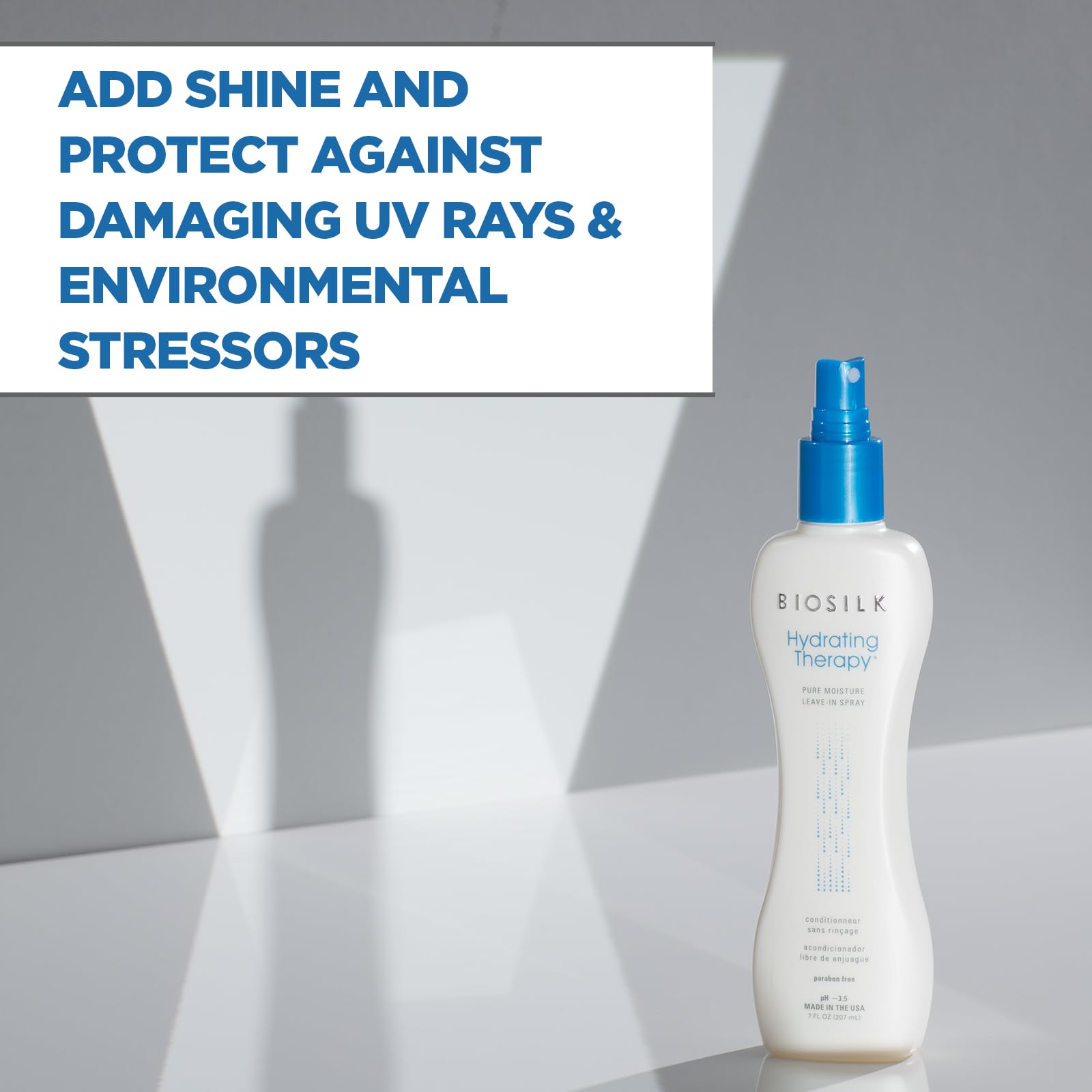 BioSilk Hydrating Therapy after-styling smoothness and frizz control visual