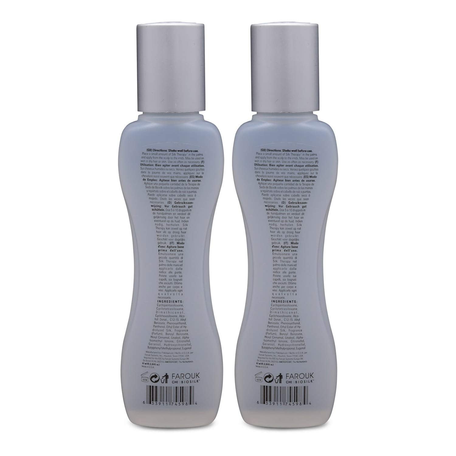 BioSilk Silk Therapy Cure application demonstrates repair and protection for all hair types.