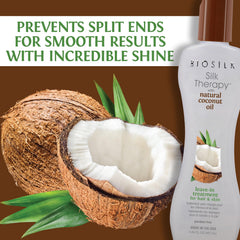 BioSilk Silk Therapy close-up showing radiant hair shine.