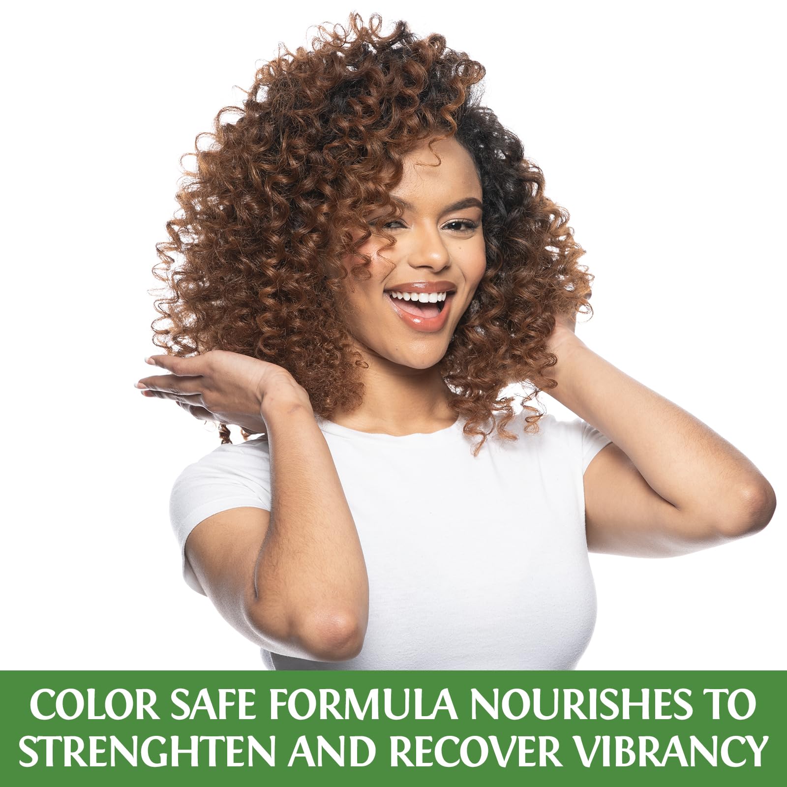 BioSilk Silk Therapy moisturizing shampoo shown for shiny, healthy-looking hair.
