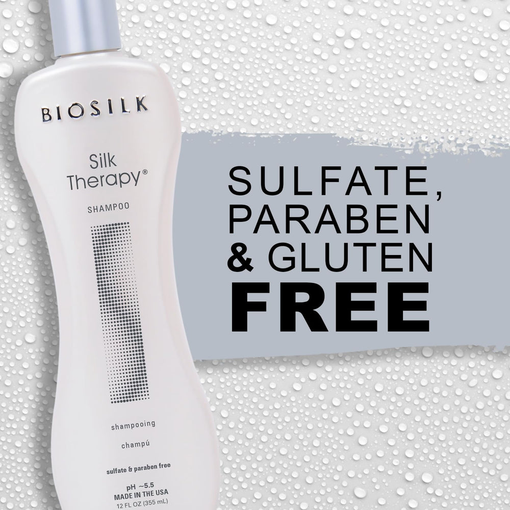 Herbal extracts in BioSilk Silk Therapy Shampoo for balanced scalp care