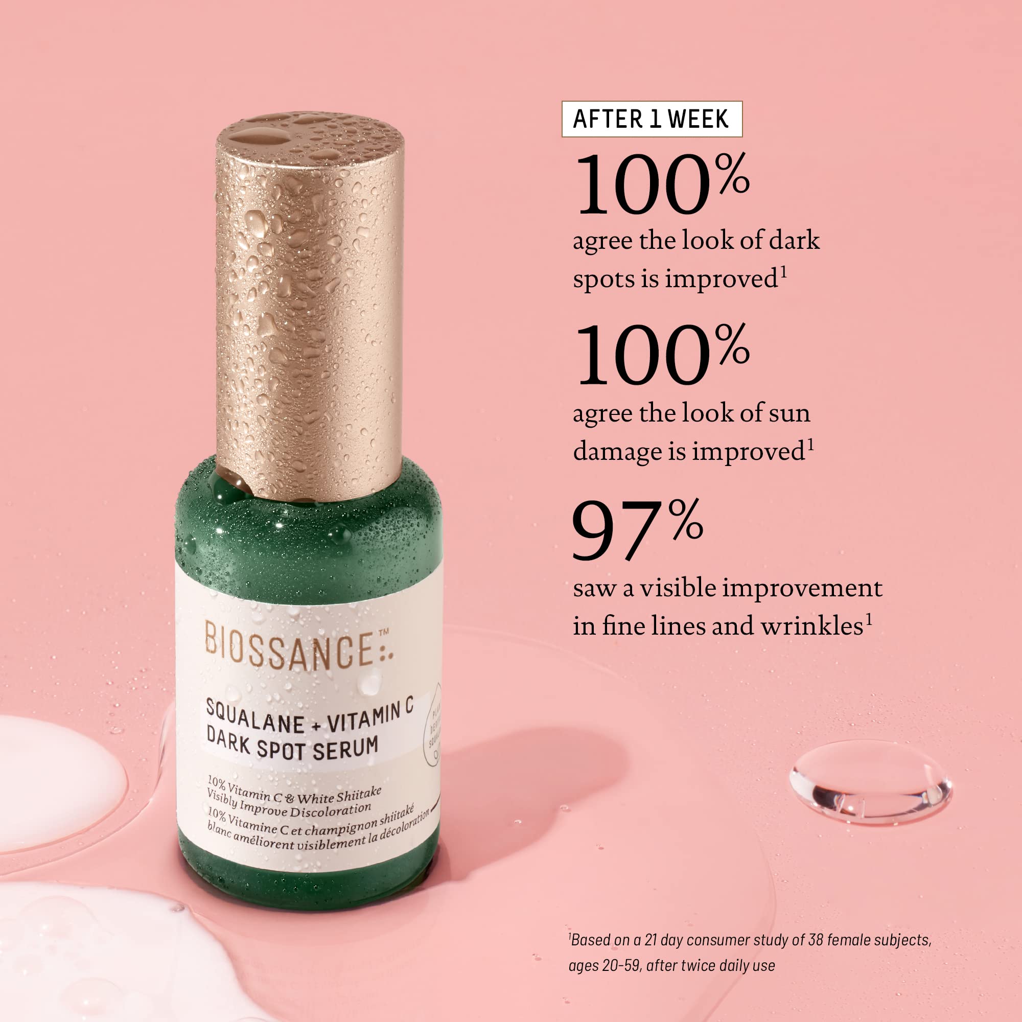 BIOSSANCE fragrance-free formula label signals gentle care