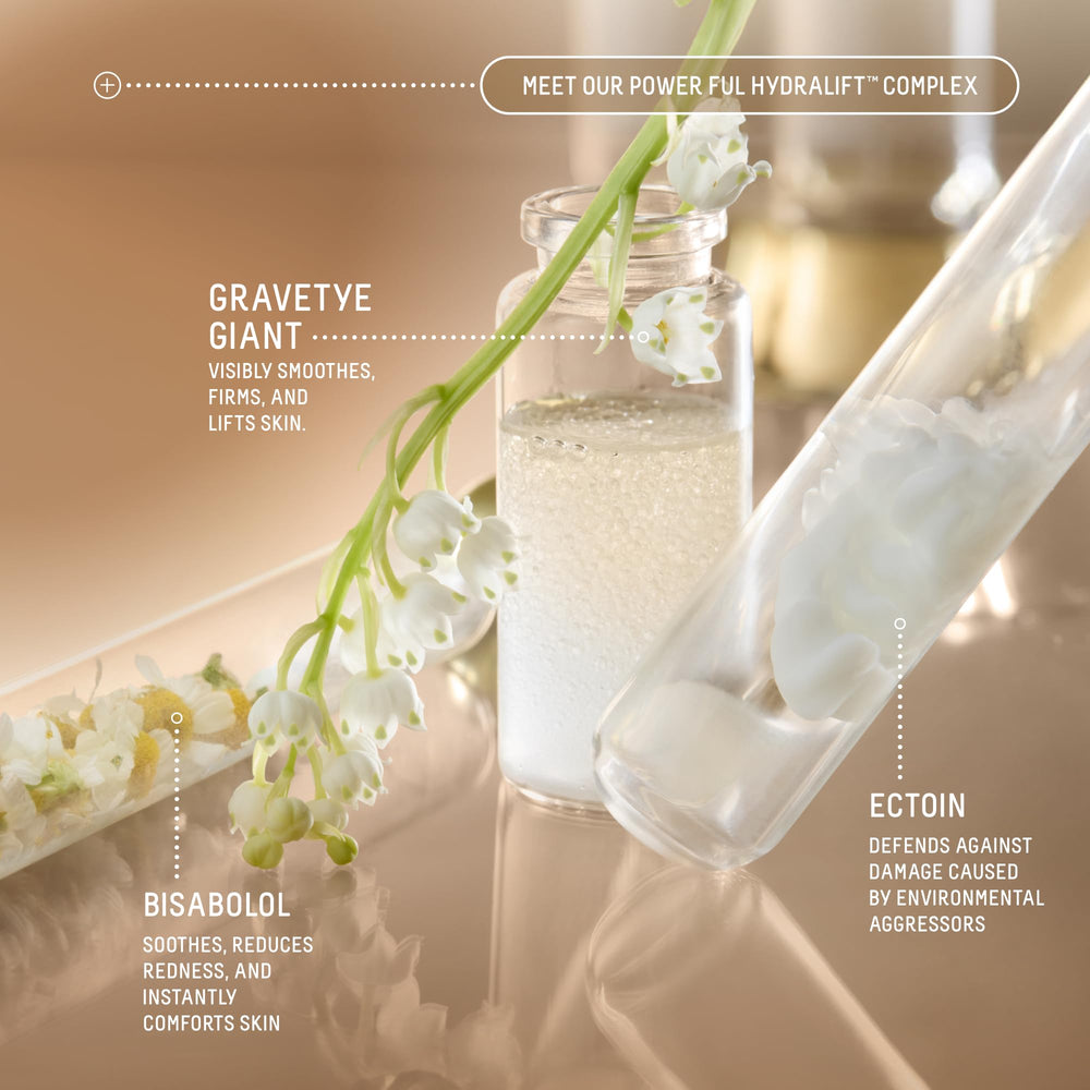 BIOSSANCE Gravetye Giant lift ingredient close-up illustrating firming action.