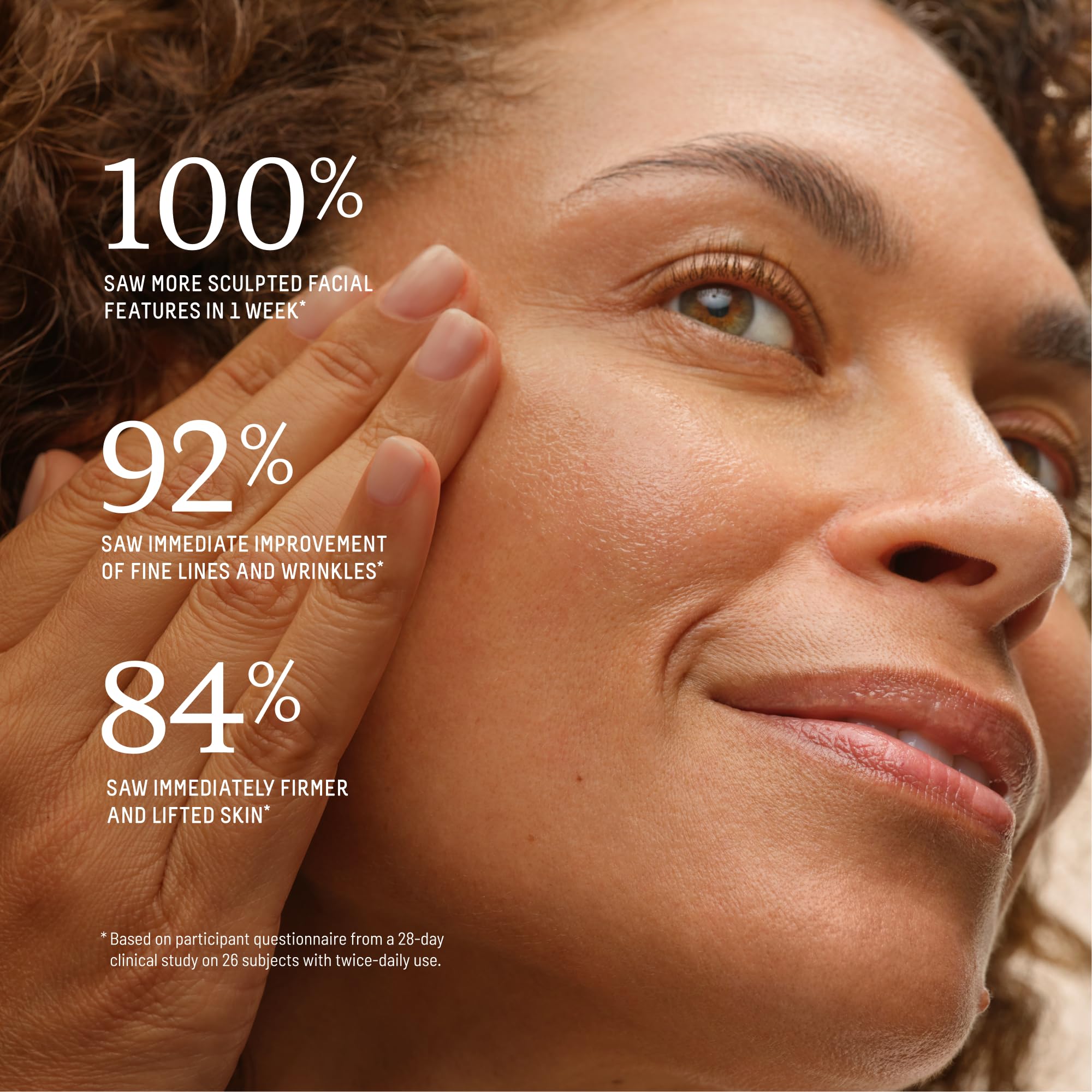 BIOSSANCE Hydralift complex action visual showing lift support and deep hydration.