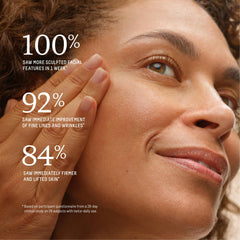 BIOSSANCE Hydralift complex action visual showing lift support and deep hydration.