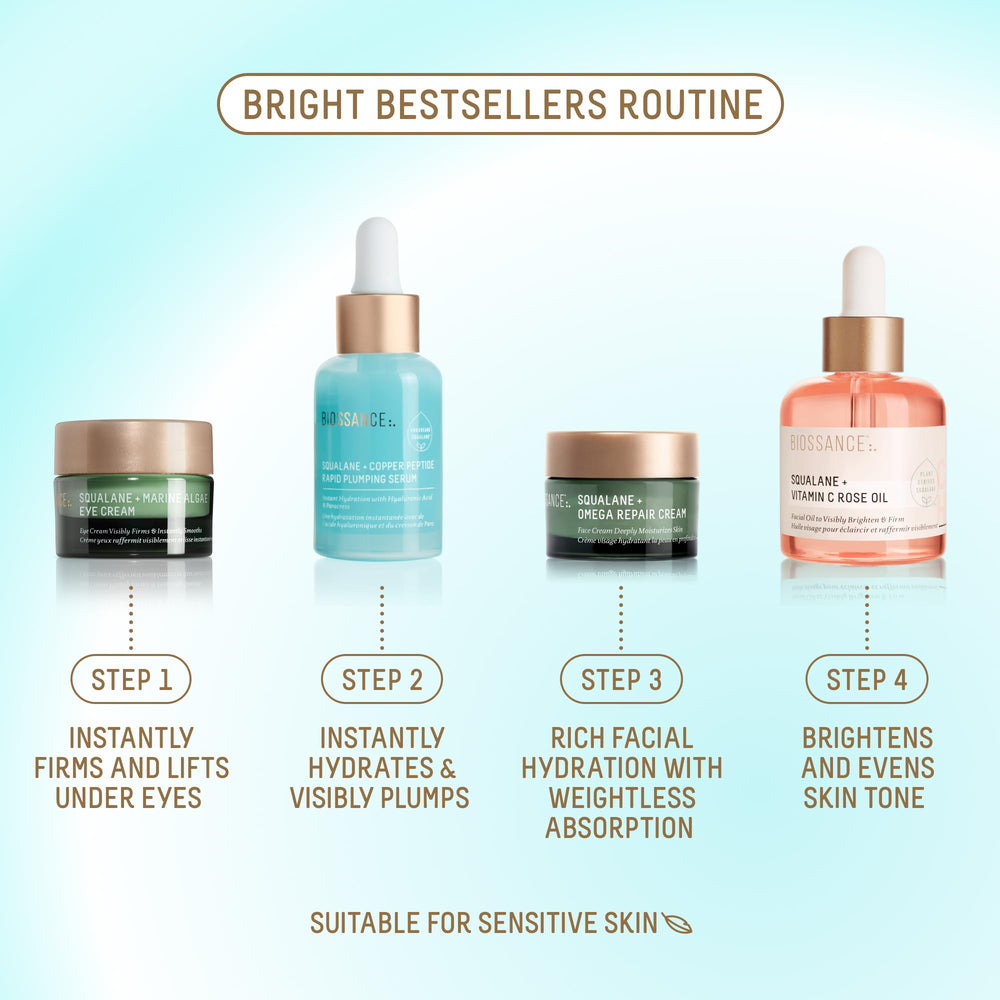 BIOSSANCE Omega Repair Cream provides deep moisturization with reduced fine lines