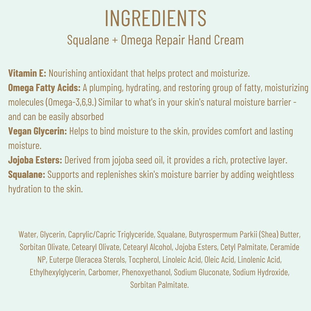 BIOSSANCE glycerin vitamin E ingredients support skin comfort