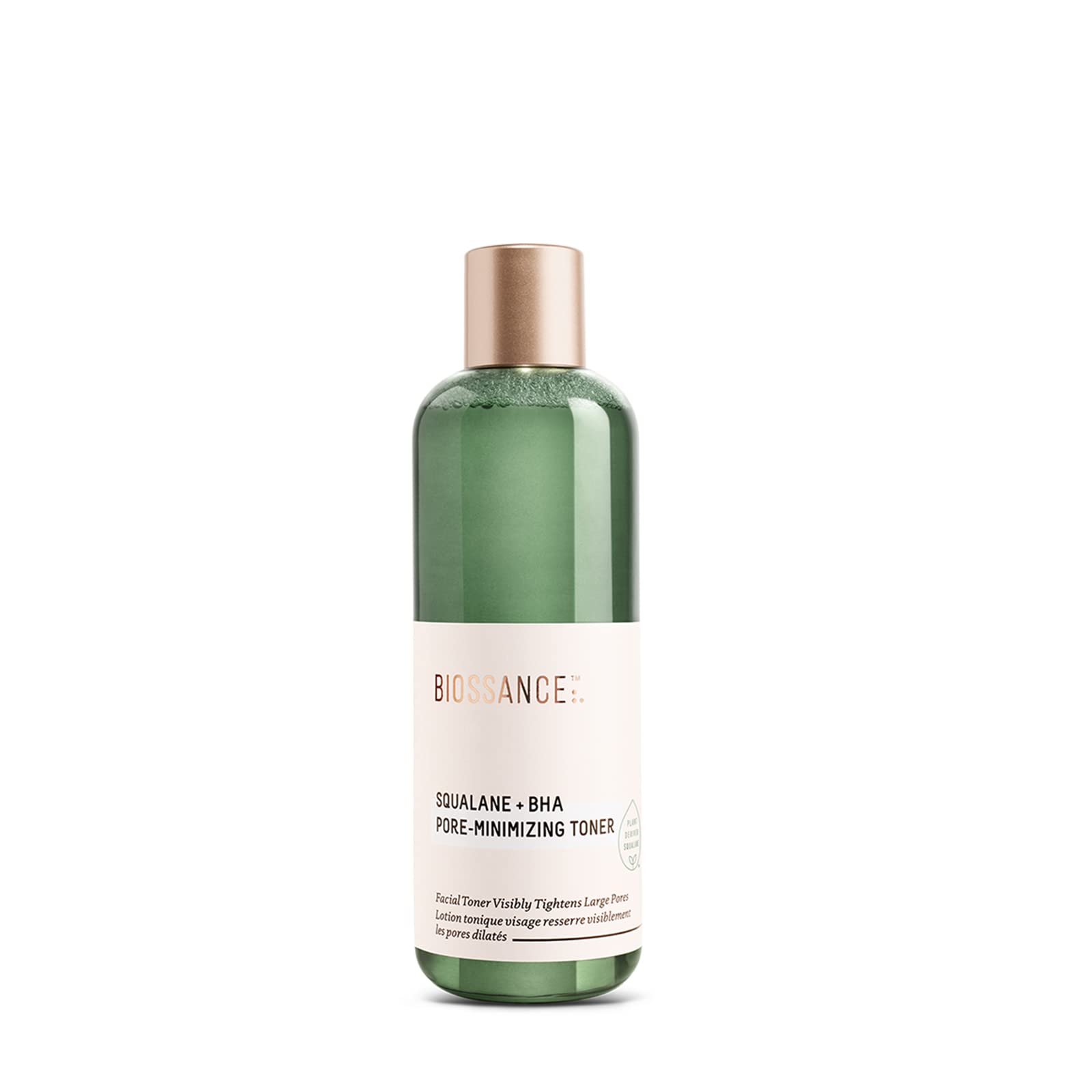 BIOSSANCE Squalane + BHA Toner packaging shown for daily pore care