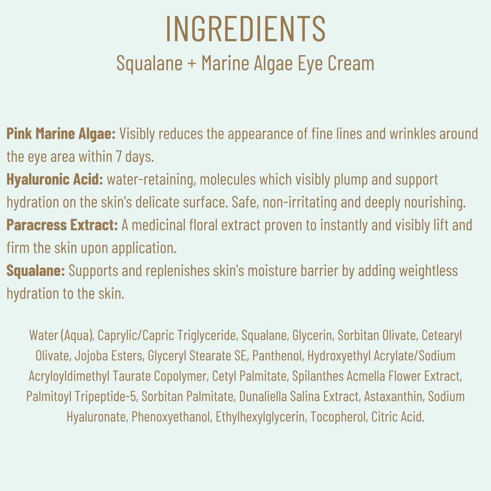 BIOSSANCE daily-use routine image suggests simple, effective eye care