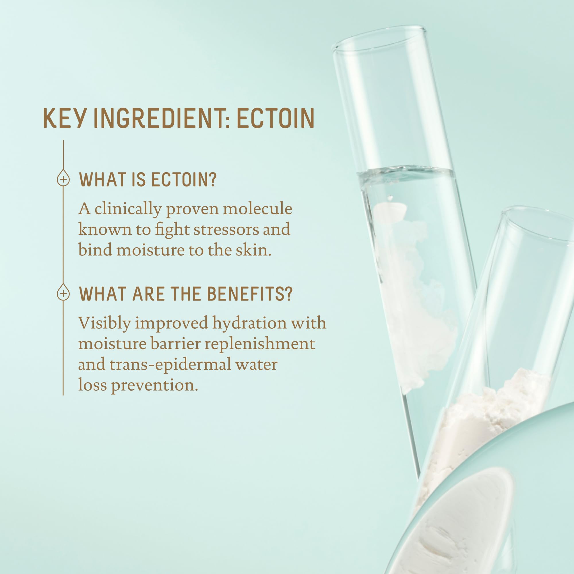 BIOSSANCE Squalane + Zinc sunscreen shown under makeup for primed skin.