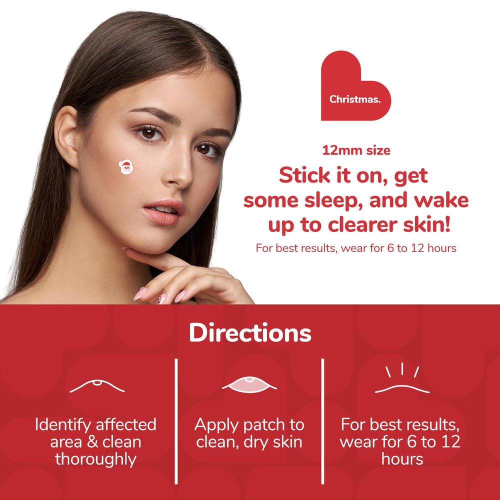 BioSwiss Candy Cane patch blends invisibly, helping skin look clearer