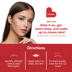 BioSwiss Candy Cane patch blends invisibly, helping skin look clearer