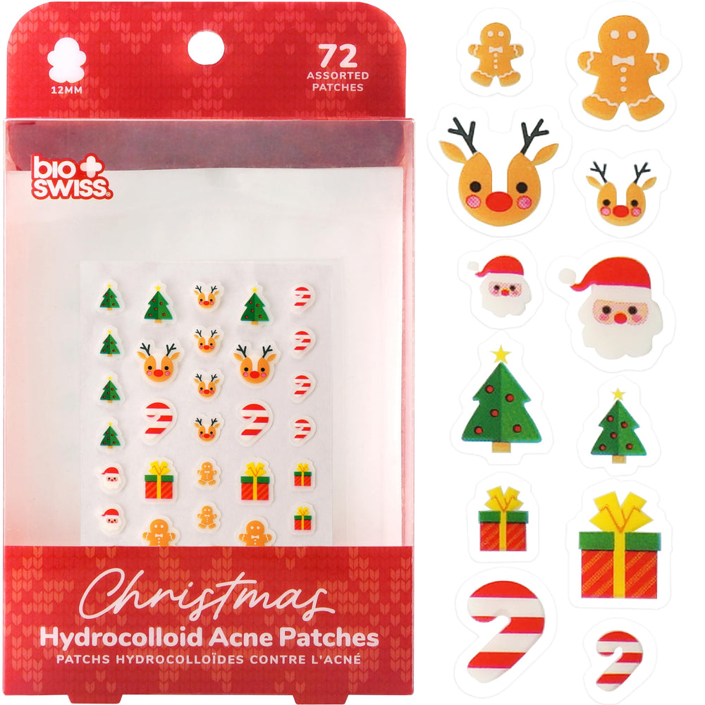 BioSwiss Christmas Tree patch conceals blemishes with hydrocolloid protection