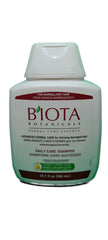 Biota Daily Care Shampoo bottle front showing the herbal formula for thinning hair