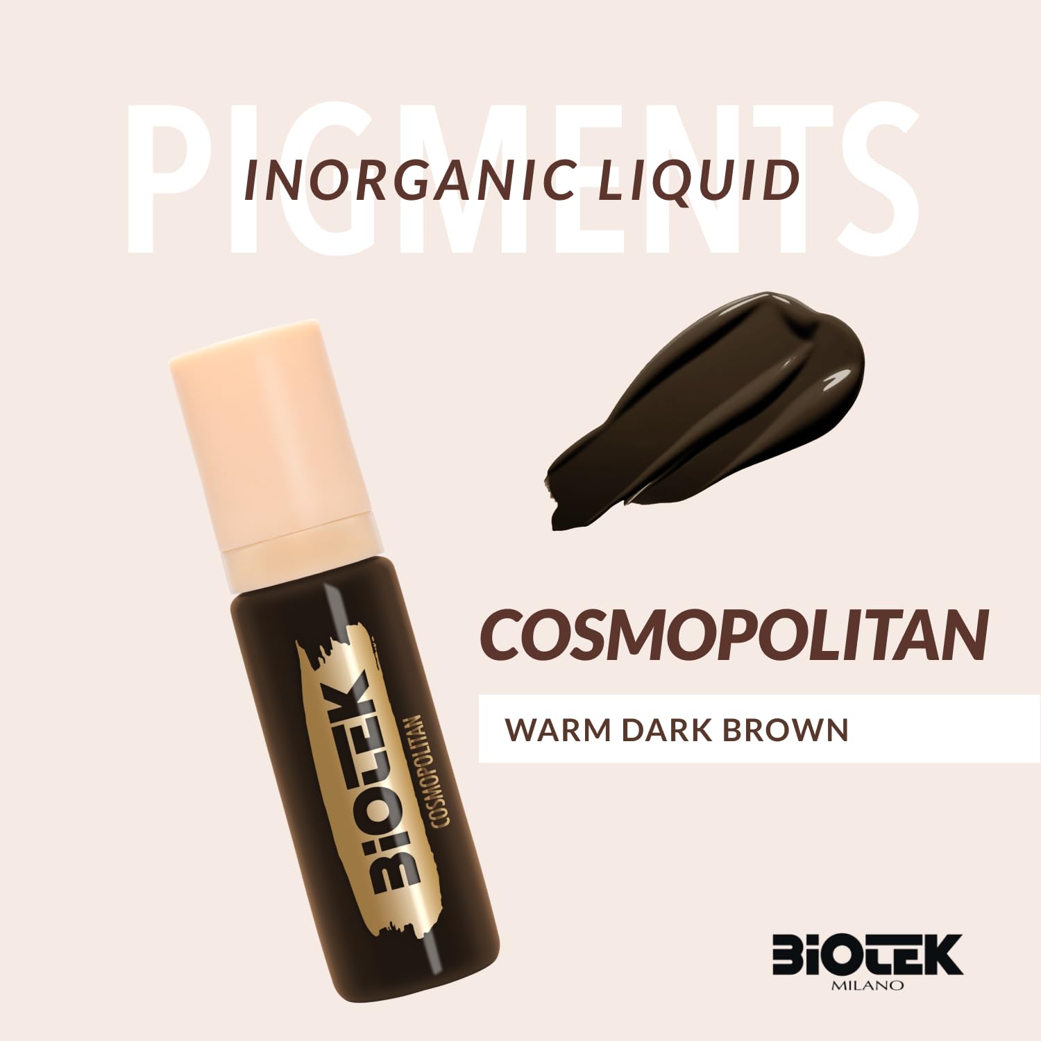 Biotek Cosmopolitan swirl close-up showing neutral undertone for diverse skin tones