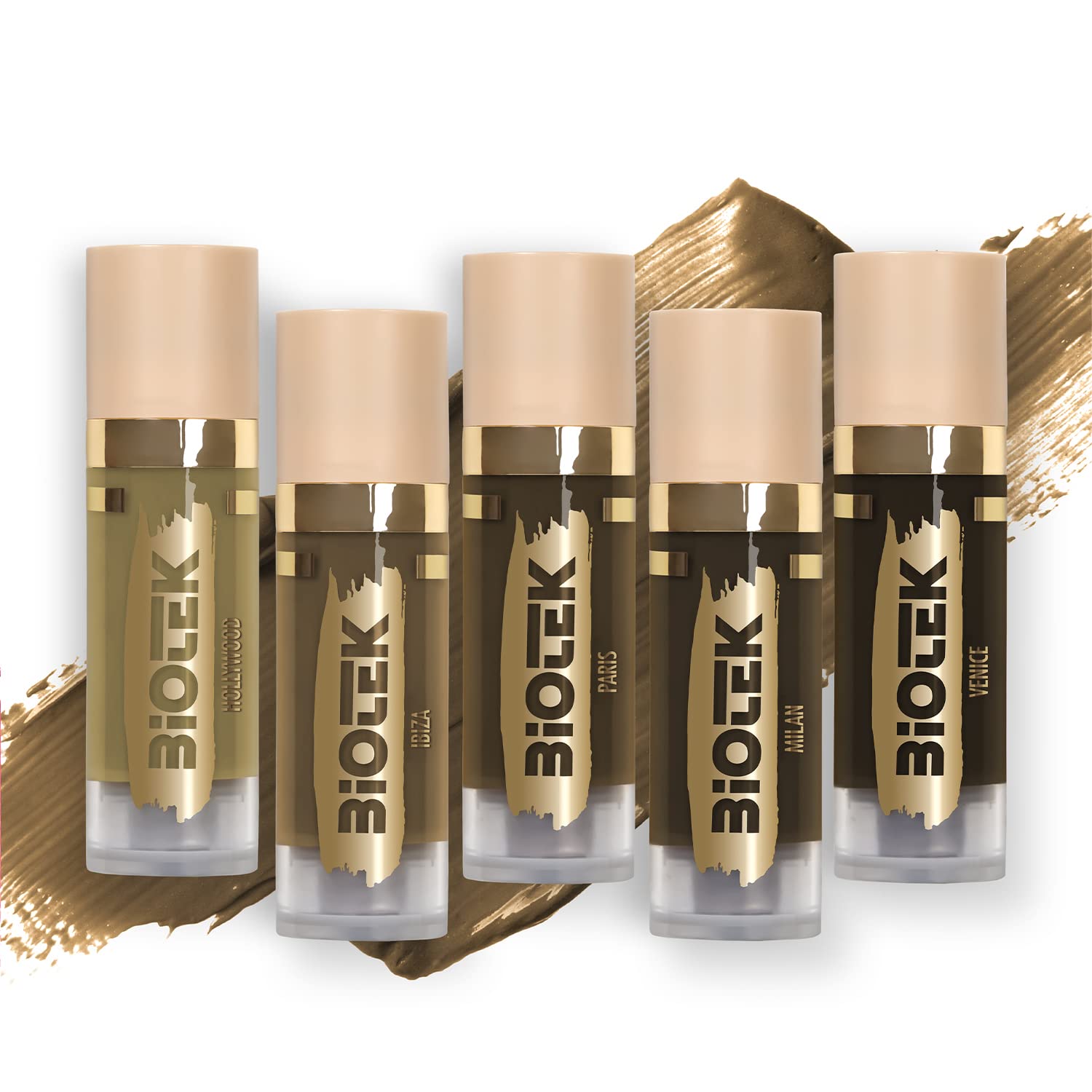 Biotek Hollywood brow pigment close-up, ideal for correcting red undertones on fair brows