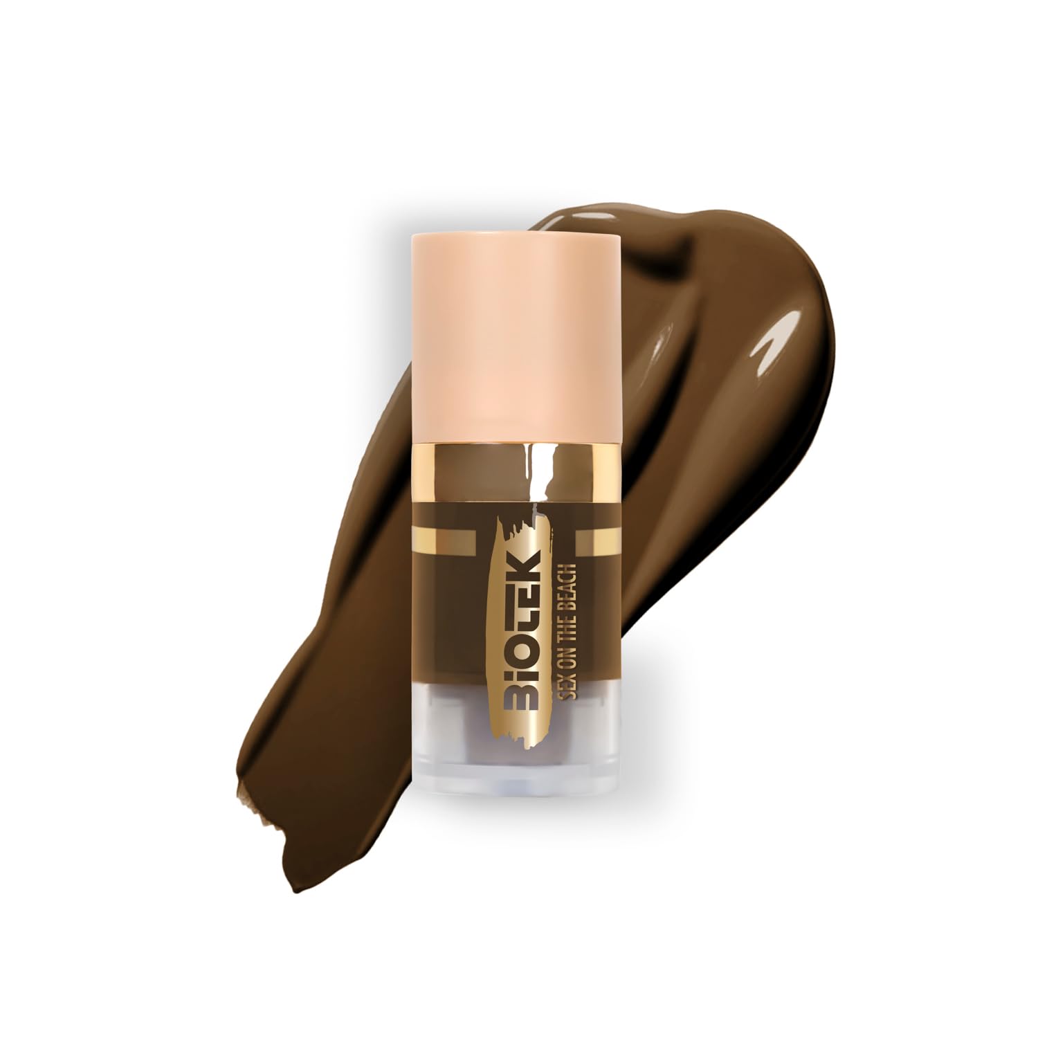 Biotek Sex on the Beach brow pigment bottle showcases balanced color for shaded brows.