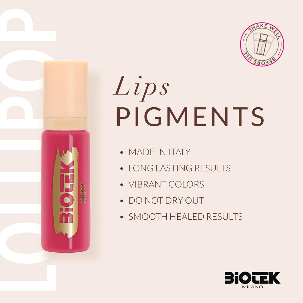 Close-up of Biotek Lollipop cap on pigment bottle.