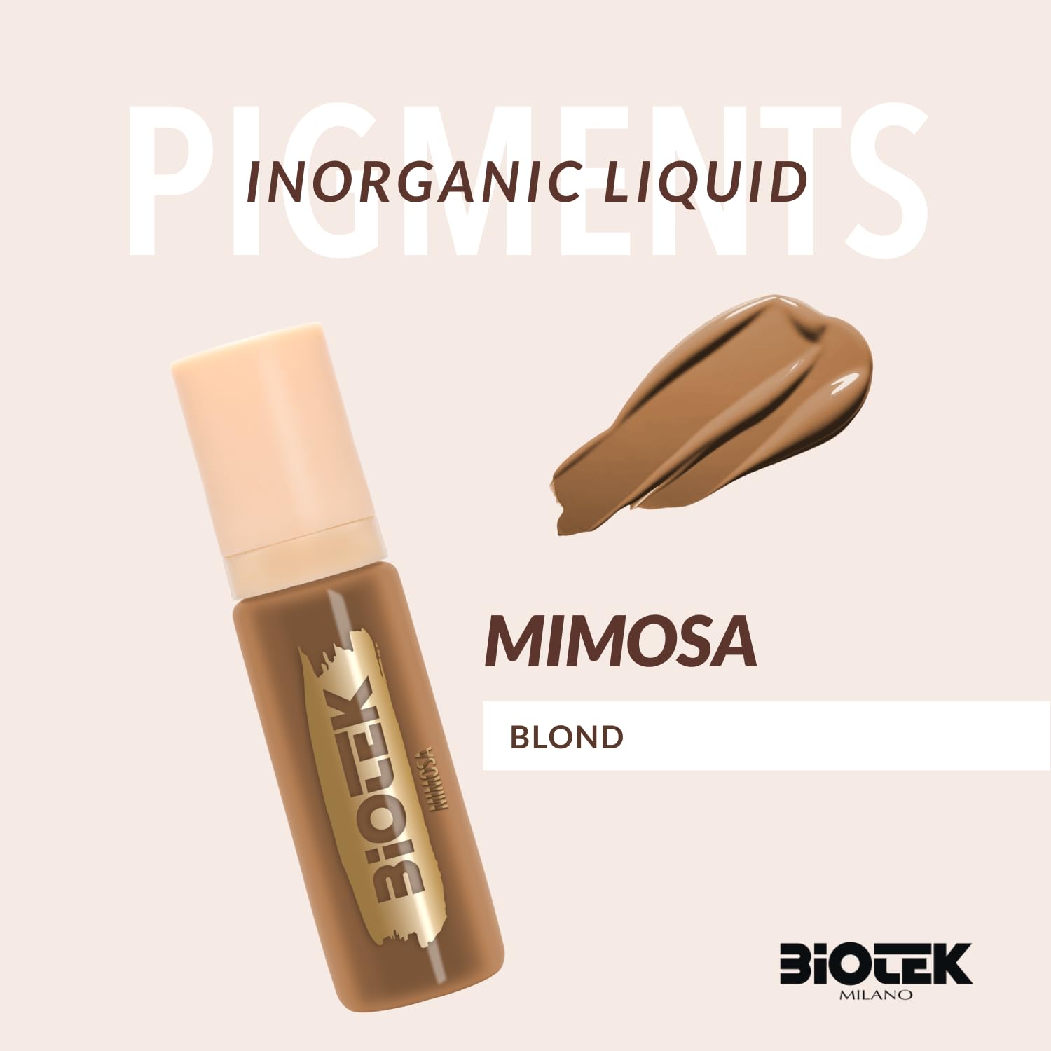 Biotek Mimosa inorganic liquid pigment ready for immediate shading