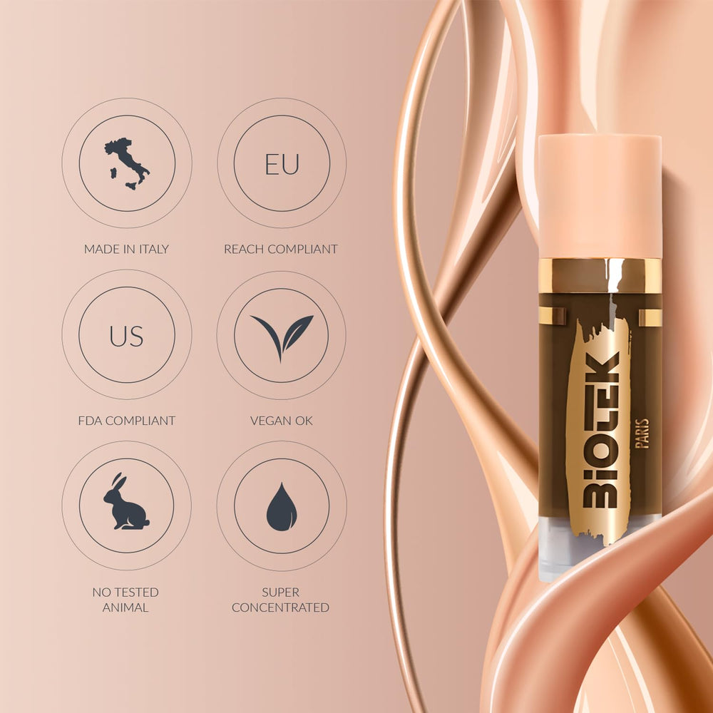 Biotek Moscow brow pigment Italy-made formula using vegan, cruelty-free materials.