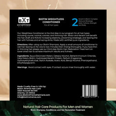 Biotin X Treme natural ingredients visual featuring biotin and keratin