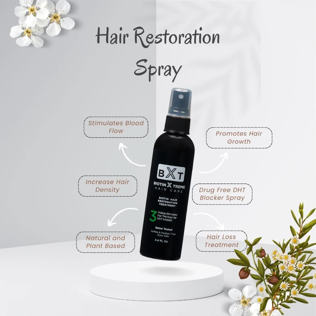 Biotin X Treme – flacon et étiquette montrant bénéfices potentiels pour cheveux