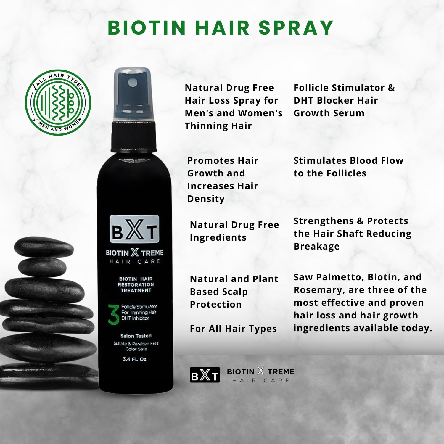 Biotin X Treme Serum – massage capillaire, croissance potentielle
