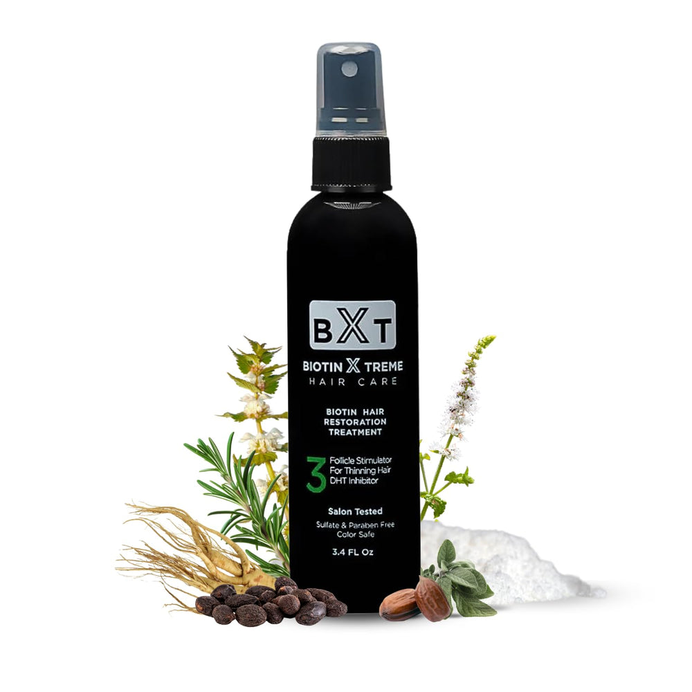 Biotin X Treme Spray – flacon visible pour restauration et vitalité capillaire possible