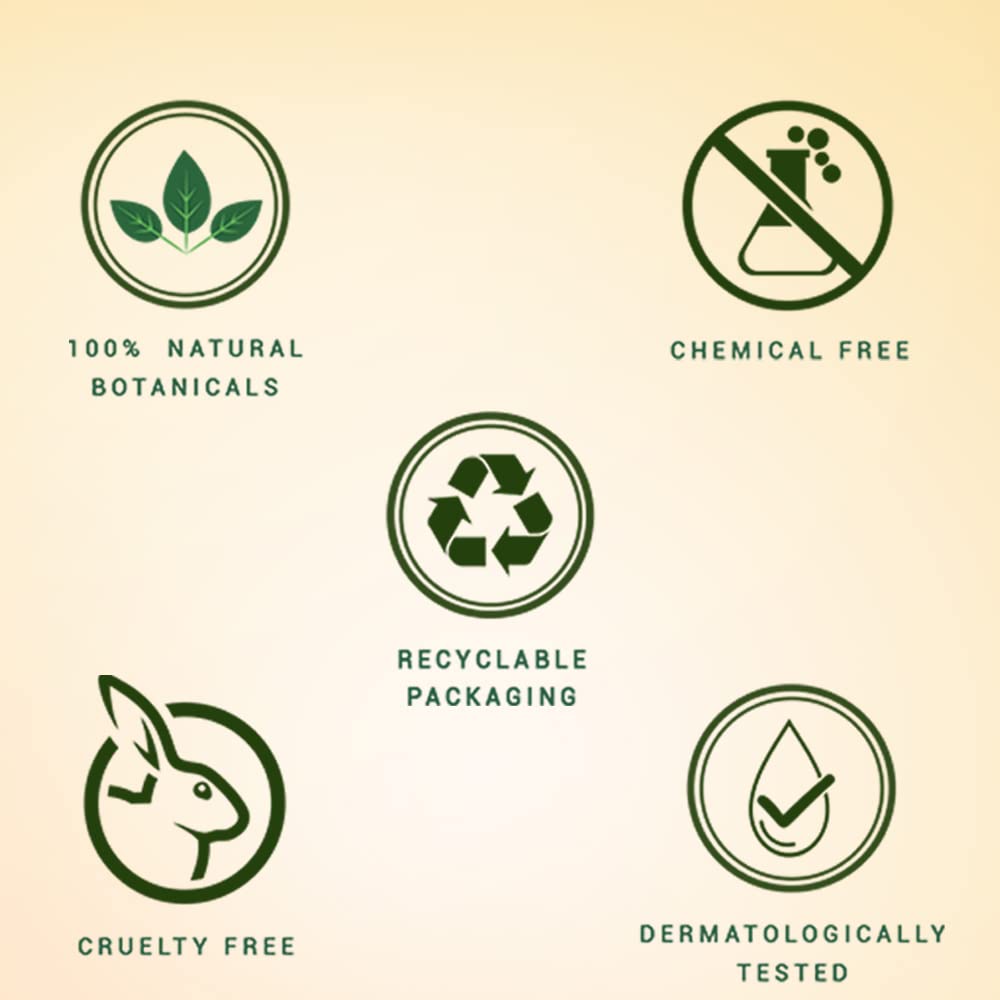 Biotique Sandalwood SPF 50+ sunscreen texture on skin after absorption.