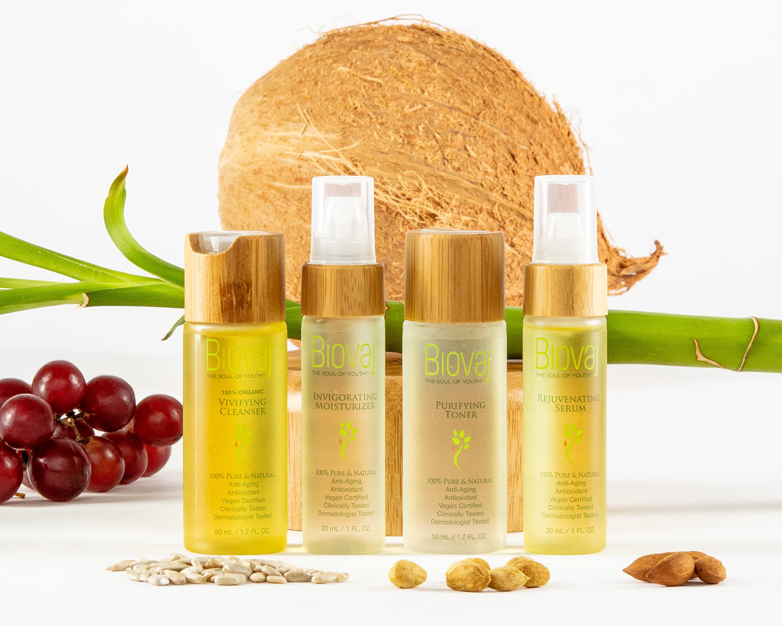 Biovaj Invigorating Moisturizer close-up shows improved texture and elasticity.