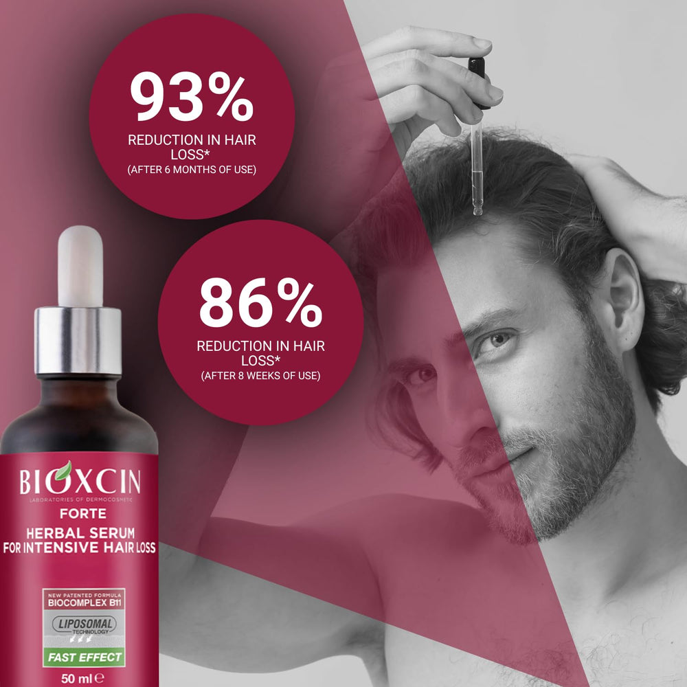 Menthol droplets convey a cooling sensation on the scalp.