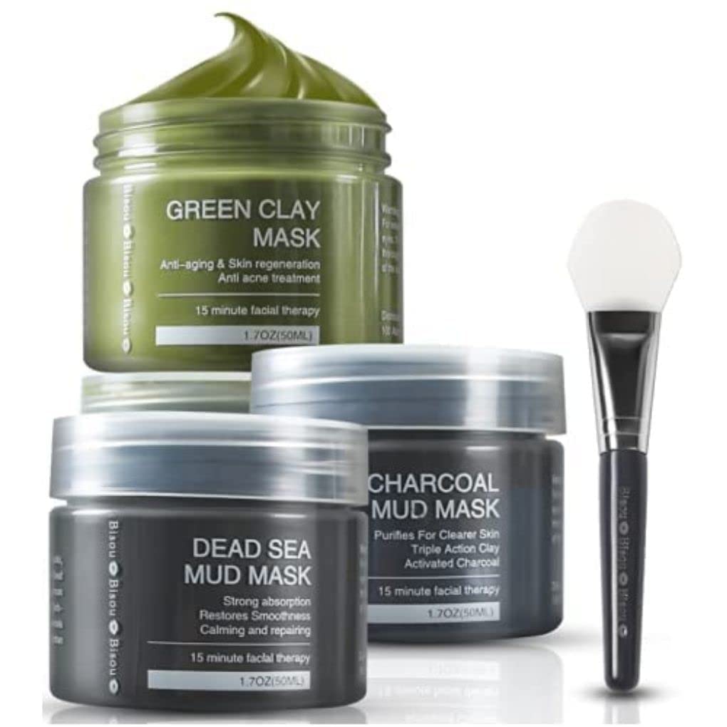 Bisou Bisou Bisou clay mask image showing purifying cleanse for clearer skin